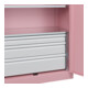 C+P Armoire à charges lourdes avec tiroirs Acurado Pro 1950 × 1000 × 500 mm 3015/3015