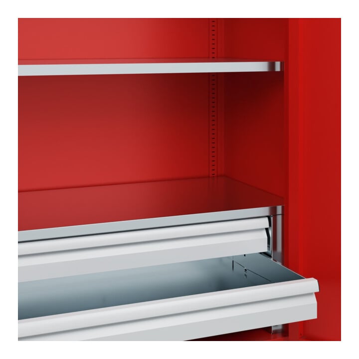 C+P Armoire à charges lourdes avec tiroirs Acurado Pro 1950 x 1000 x 500 mm 3020/3020