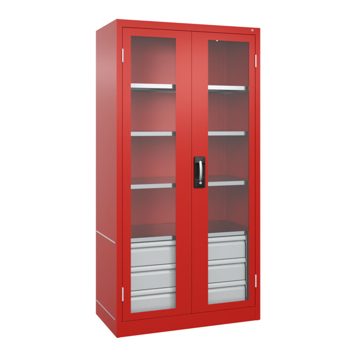 C+P Armoire à charges lourdes avec tiroirs Acurado Pro 1950 x 1000 x 500 mm 3020/3020