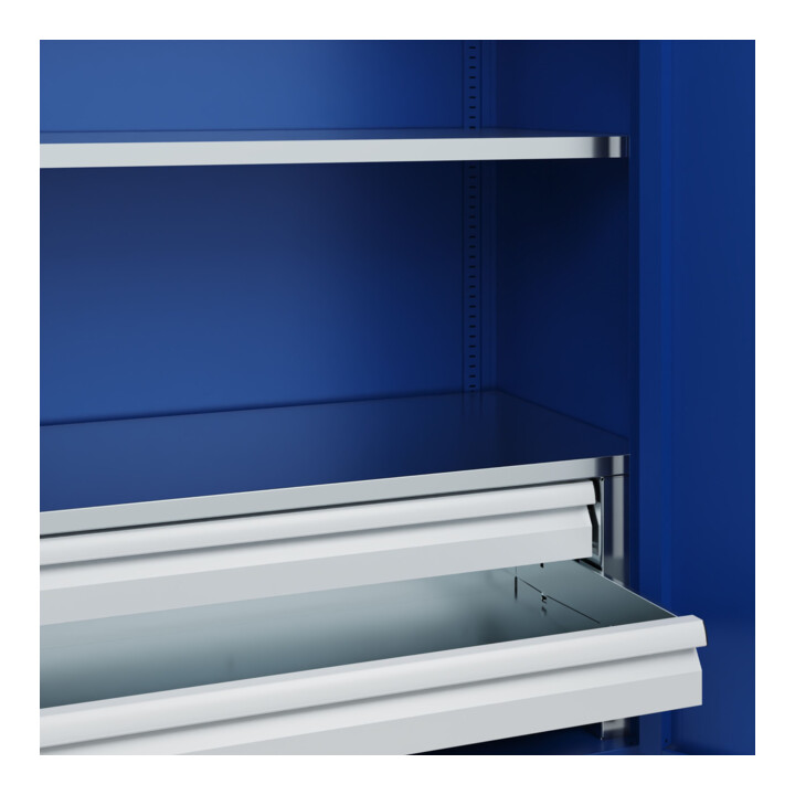 C+P Armoire à charges lourdes avec tiroirs Acurado Pro 1950 x 1000 x 500 mm 5010/5010
