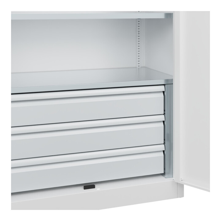 C+P Armoire à charges lourdes avec tiroirs Acurado Pro 1950 x 1000 x 500 mm