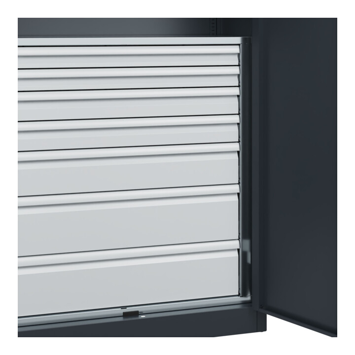 C+P Armoire à charges lourdes avec tiroirs Acurado Pro 1950 x 1000 x 500 mm 7016/7016
