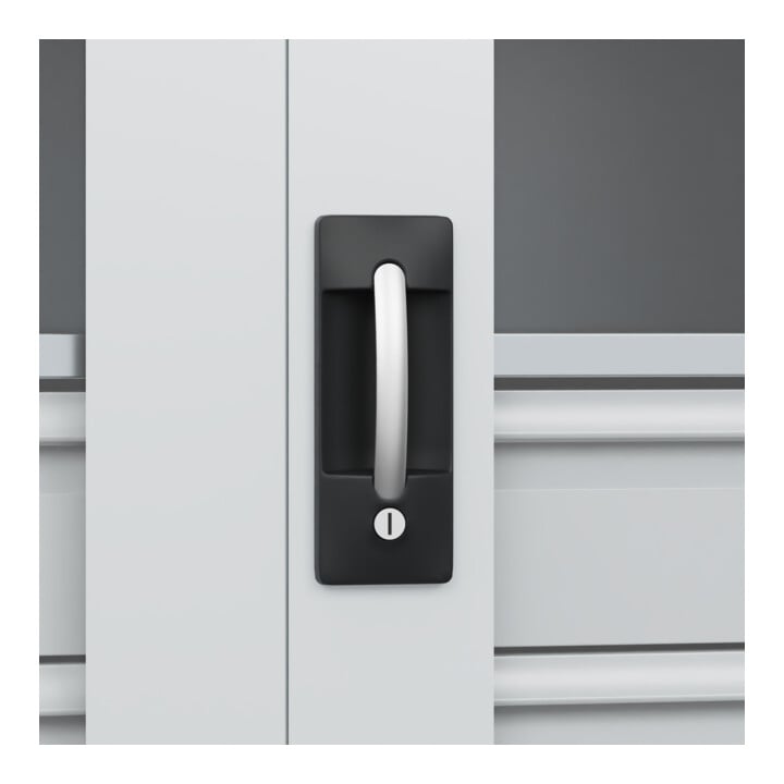 C+P Armoire à charges lourdes avec tiroirs Acurado Pro 1950 x 1000 x 500 mm 7016/7035