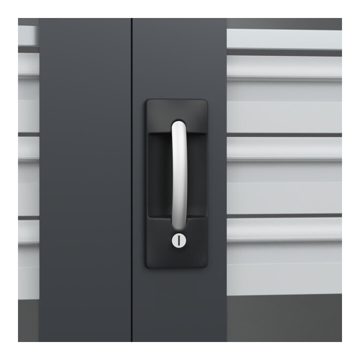 C+P Armoire à charges lourdes avec tiroirs Acurado Pro 1950 x 1000 x 500 mm 7021/7021