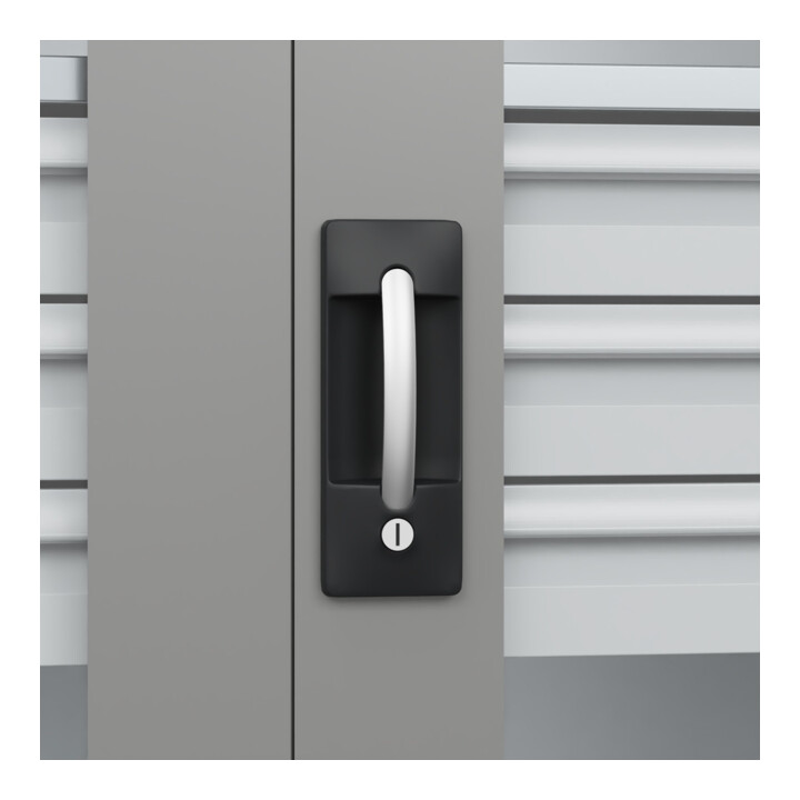 C+P Armoire à charges lourdes avec tiroirs Acurado Pro 1950 x 1000 x 500 mm 7035/0004