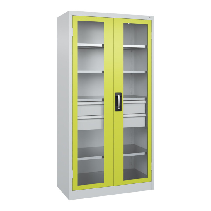 C+P Armoire à charges lourdes avec tiroirs Acurado Pro 1950 x 1000 x 500 mm 7035/0024