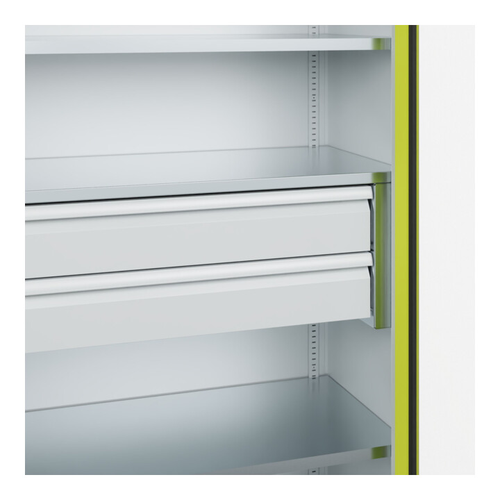 C+P Armoire à charges lourdes avec tiroirs Acurado Pro 1950 x 1000 x 500 mm 7035/0024
