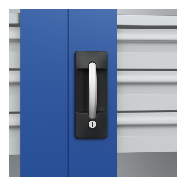 C+P Armoire à charges lourdes avec tiroirs Acurado Pro 1950 x 1000 x 500 mm 7035/5010