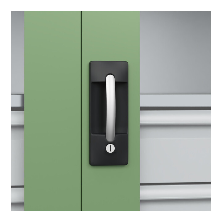 C+P Armoire à charges lourdes avec tiroirs Acurado Pro 1950 x 1000 x 500 mm 7035/6011