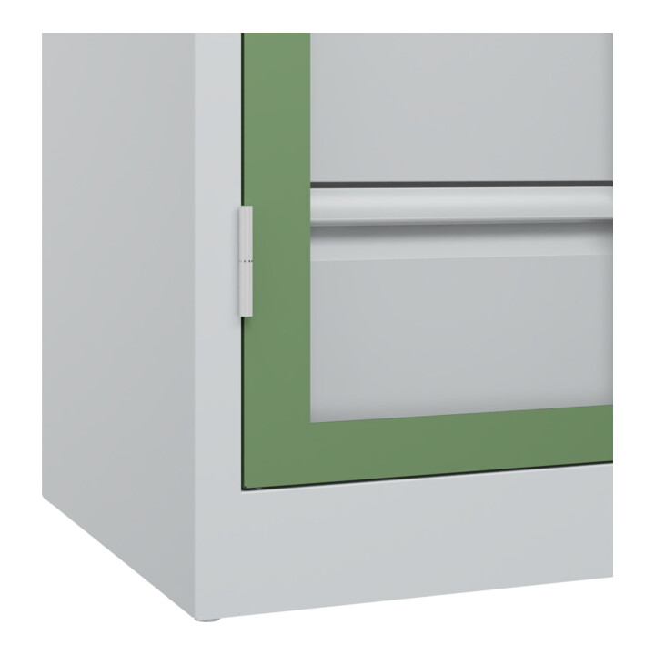 C+P Armoire à charges lourdes avec tiroirs Acurado Pro 1950 × 1000 × 500 mm 7035/6011