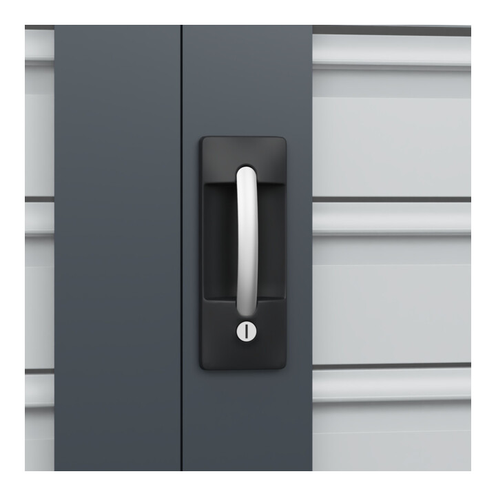 C+P Armoire à charges lourdes avec tiroirs Acurado Pro 1950 x 1000 x 500 mm 7035/7016