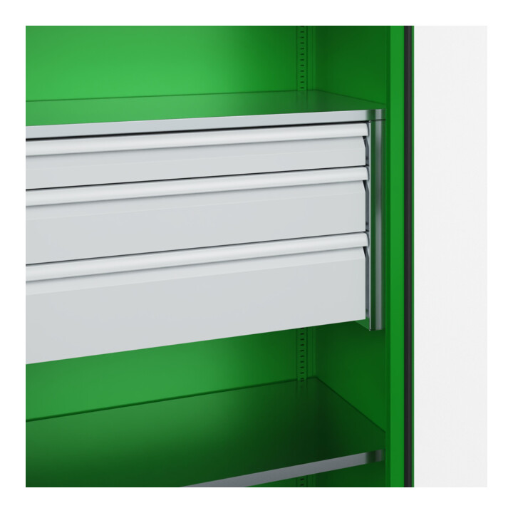 C+P Armoire à charges lourdes avec tiroirs Acurado Pro 1950 x 1000 x 500 mm