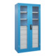 C+P Armoire à charges lourdes avec tiroirs Acurado Pro 1950 x 1000 x 500 mm bleu