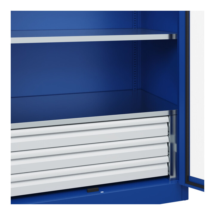 C+P Armoire à charges lourdes avec tiroirs Acurado Pro 1950 × 1000 × 600 mm 5010/5010