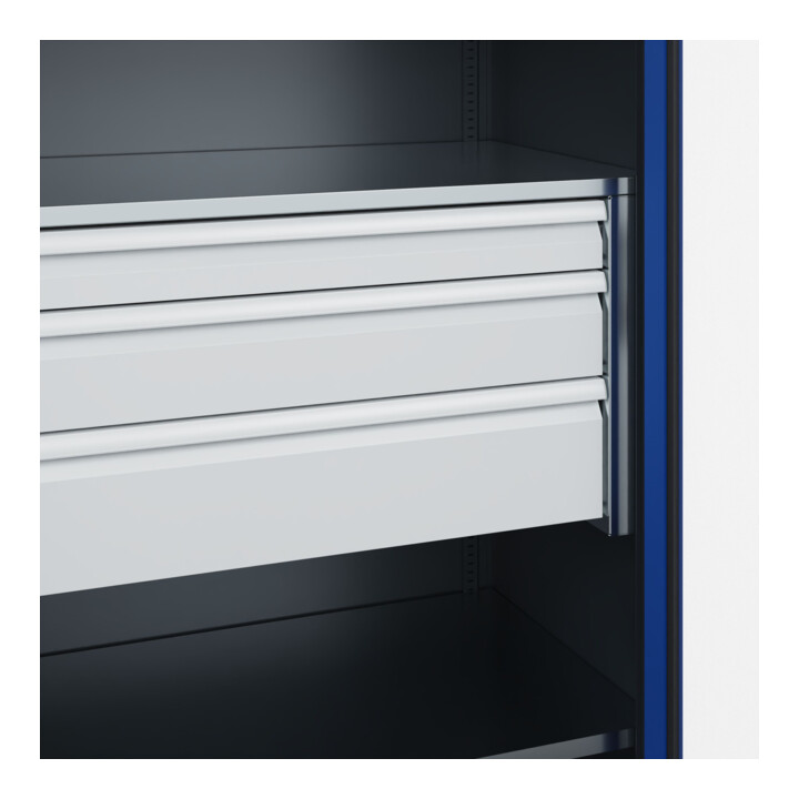 C+P Armoire à charges lourdes avec tiroirs Acurado Pro 1950 × 1000 × 600 mm 7016/5010