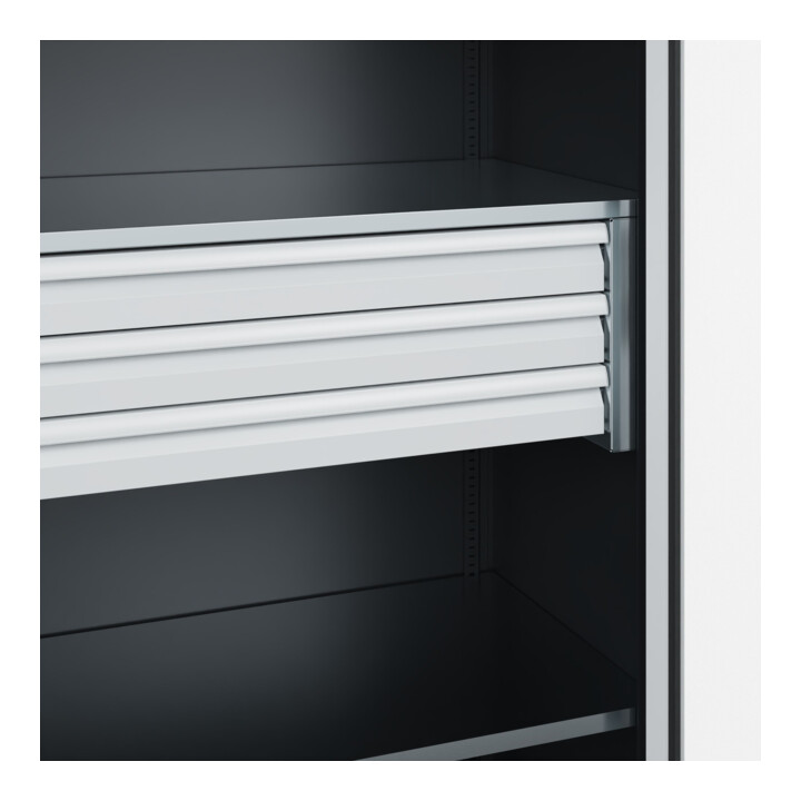 C+P Armoire à charges lourdes avec tiroirs Acurado Pro 1950 x 1000 x 600 mm 7021/7035