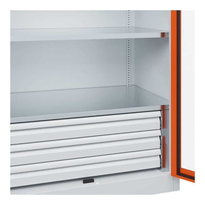 C+P Armoire à charges lourdes avec tiroirs Acurado Pro 1950 x 1000 x 600 mm 7035/2004