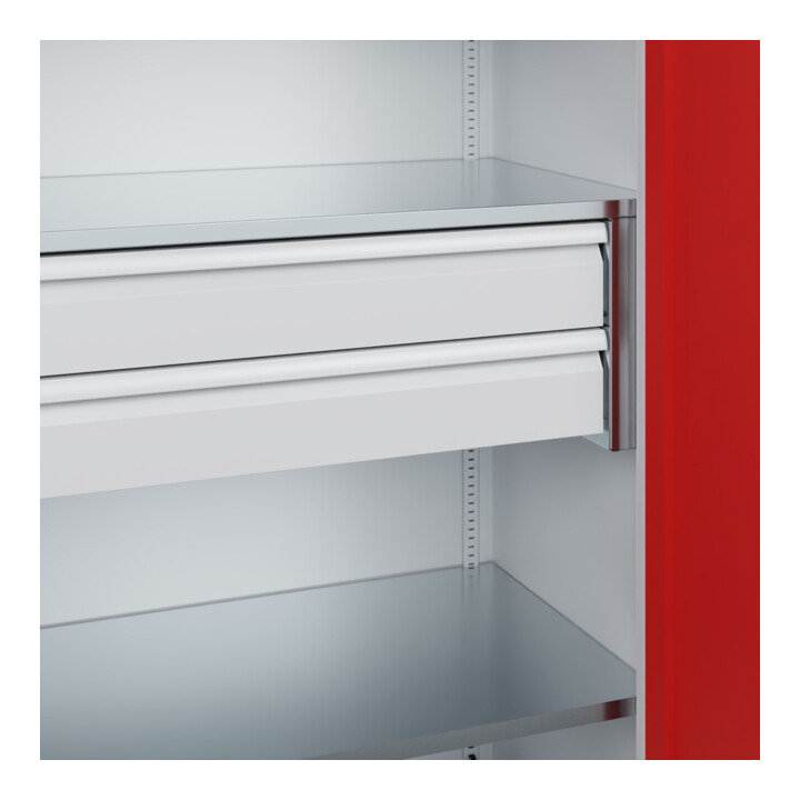 C+P Armoire à charges lourdes avec tiroirs Acurado Pro 1950 x 1000 x 600 mm 7035/3000