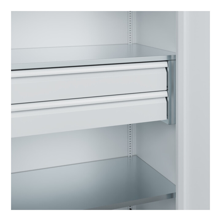 C+P Armoire à charges lourdes avec tiroirs Acurado Pro 1950 × 1000 × 600 mm 7035/7035