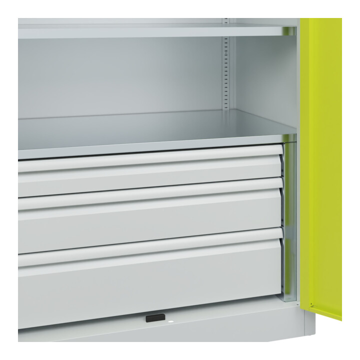 C+P Armoire à charges lourdes avec tiroirs Acurado Pro 1950 x 1000 x 600 mm