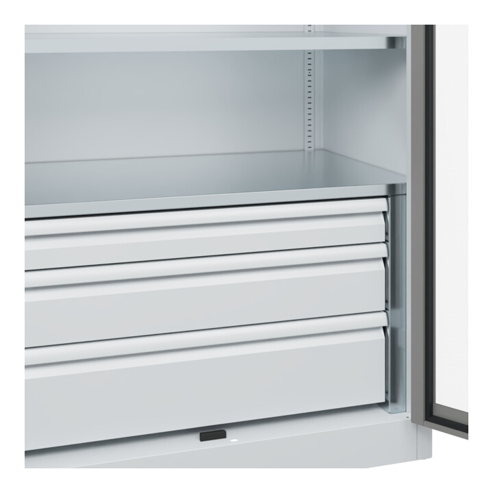C+P Armoire à charges lourdes avec tiroirs Acurado Pro 1950 x 1000 x 600 mm