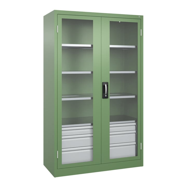 C+P Armoire à charges lourdes avec tiroirs Acurado Pro 1950 × 1200 × 500 mm 6011/6011
