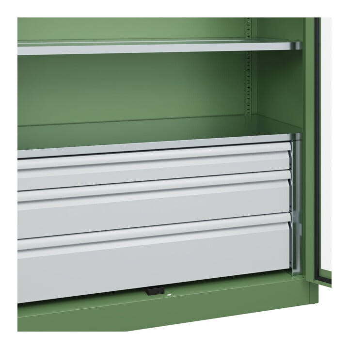 C+P Armoire à charges lourdes avec tiroirs Acurado Pro 1950 × 1200 × 500 mm 6011/6011