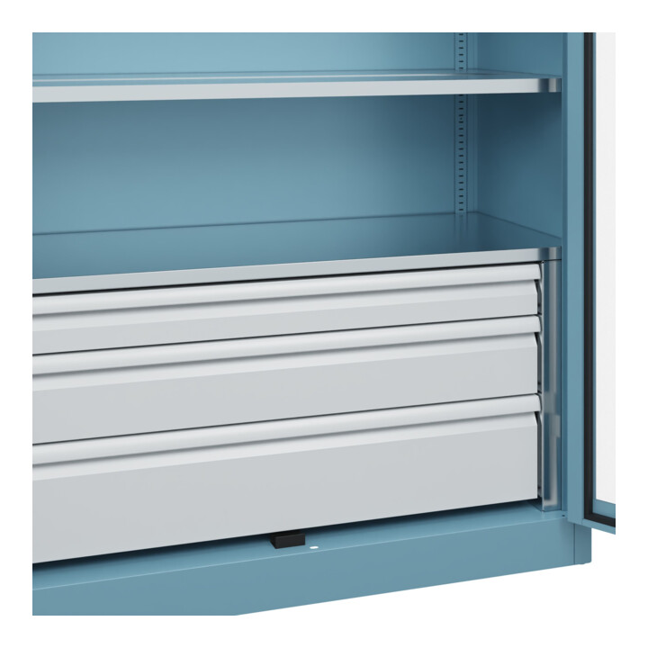 C+P Armoire à charges lourdes avec tiroirs Acurado Pro 1950 x 1200 x 500 mm