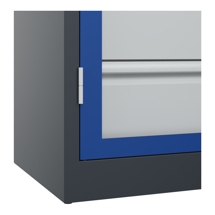 C+P Armoire à charges lourdes avec tiroirs Acurado Pro 1950 × 1200 × 500 mm 7016/5010