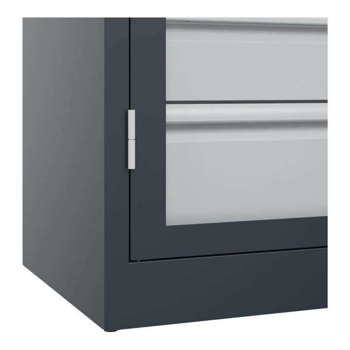 C+P Armoire à charges lourdes avec tiroirs Acurado Pro 1950 x 1200 x 500 mm 7016/7016
