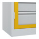 C+P Armoire à charges lourdes avec tiroirs Acurado Pro 1950 × 1200 × 500 mm 7035/1004