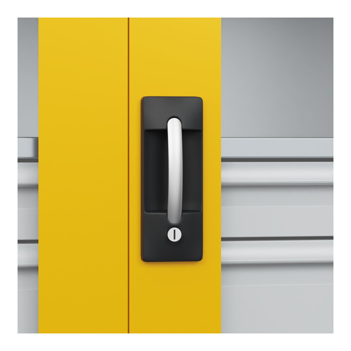 C+P Armoire à charges lourdes avec tiroirs Acurado Pro 1950 × 1200 × 500 mm 7035/1004