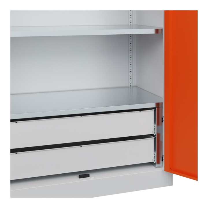 C+P Armoire à charges lourdes avec tiroirs Acurado Pro 1950 x 1200 x 500 mm 7035/2004