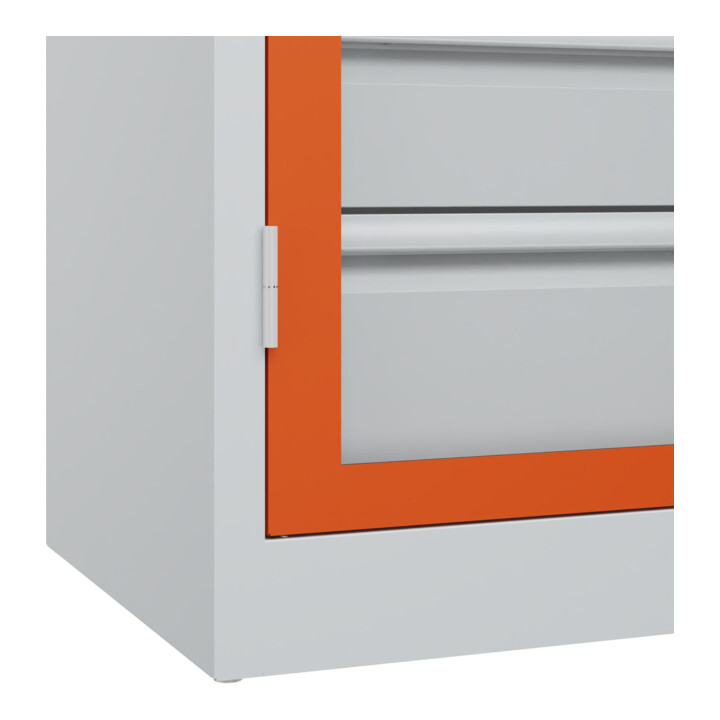 C+P Armoire à charges lourdes avec tiroirs Acurado Pro 1950 x 1200 x 500 mm 7035/2004