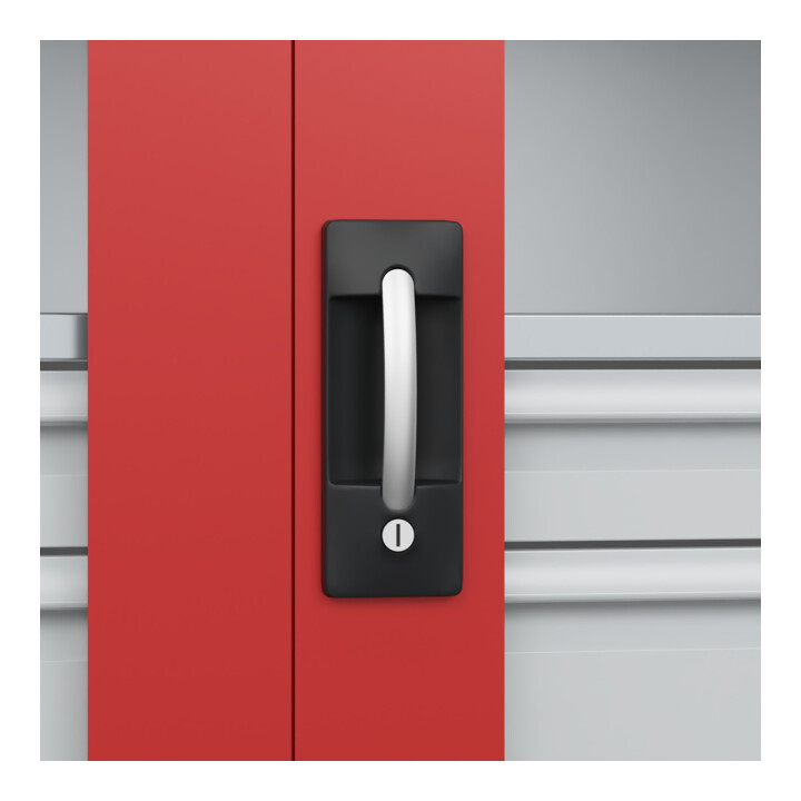 C+P Armoire à charges lourdes avec tiroirs Acurado Pro 1950 × 1200 × 500 mm 7035/3000