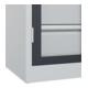 C+P Armoire à charges lourdes avec tiroirs Acurado Pro 1950 x 1200 x 500 mm 7035/7016