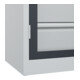 C+P Armoire à charges lourdes avec tiroirs Acurado Pro 1950 x 1200 x 500 mm 7035/7016