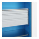 C+P Armoire à charges lourdes avec tiroirs Acurado Pro 1950 x 1200 x 500 mm bleu