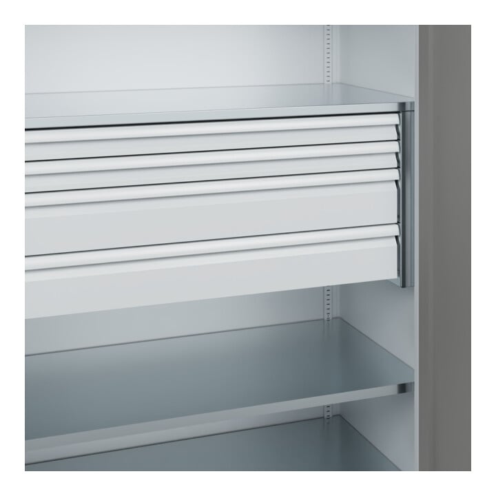 C+P Armoire à charges lourdes avec tiroirs Acurado Pro 1950 x 1200 x 600 mm 7035/0004