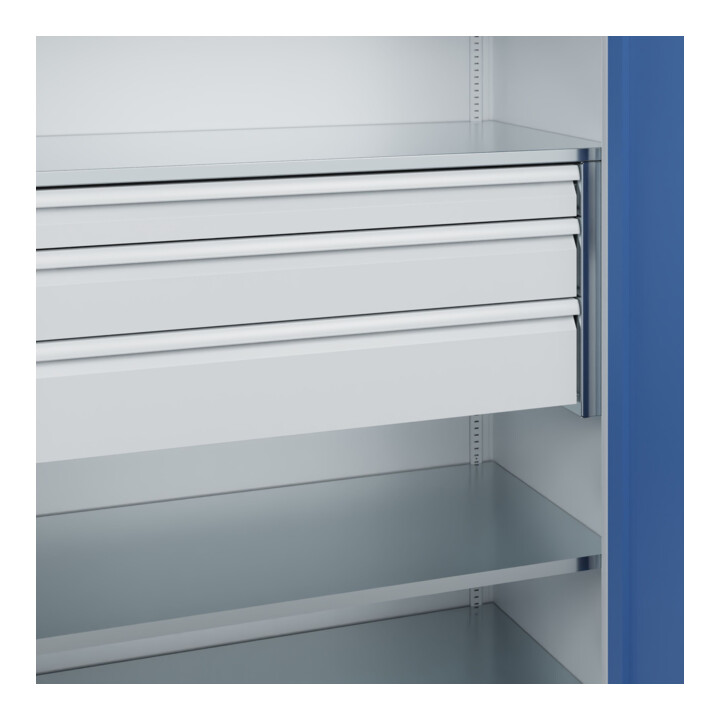 C+P Armoire à charges lourdes avec tiroirs Acurado Pro 1950 × 1200 × 600 mm 7035/5023