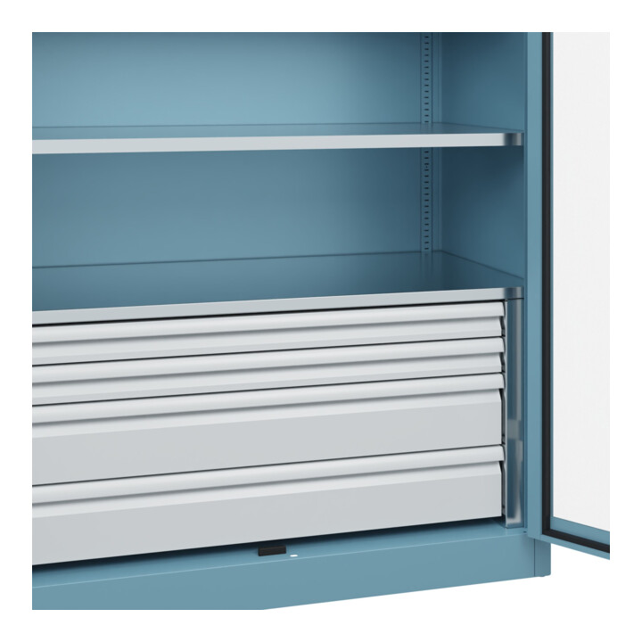 C+P Armoire à charges lourdes avec tiroirs Acurado Pro 1950 x 1200 x 600 mm