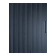 C+P Armoire à dossiers Omnispace avec volet roulant, 4 hauteurs de dossiers, H1660xL1000xP420mm noir-gris-4