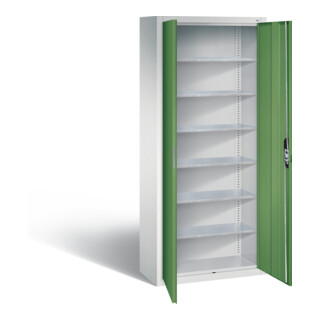 C+P Armoire à dossiers Série 13, 1690x700x300mm, 7035/6011
