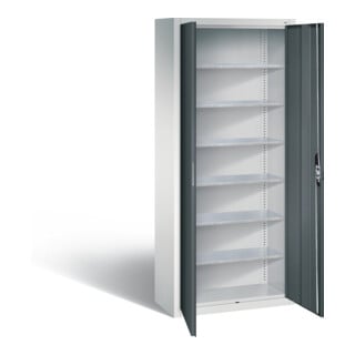 C+P Armoire à dossiers Série 13, 1690x700x300mm, 7035/7016