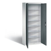 C+P Armoire à dossiers Série 13, 1690x700x300mm, 7035/7016