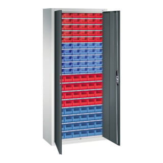 C+P Armoire à dossiers série 13, 1690x700x300mm, 7035/7016