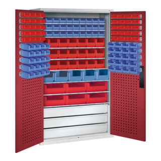 C+P Armoire à dossiers série 13, 1950x1100x535 mm, 7035/3003