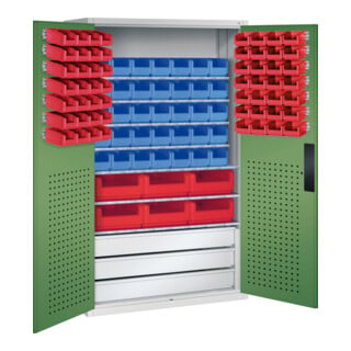 C+P Armoire à dossiers Série 13, 1950x1100x535 mm, 7035/6011