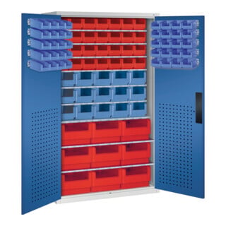 C+P Armoire à dossiers Série 13, 1950x1100x535mm, 7035/5010