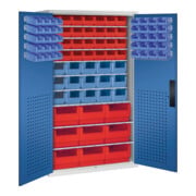 C+P Armoire à dossiers Série 13, 1950x1100x535mm, 7035/5010